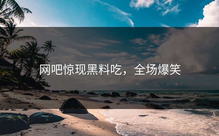网吧惊现黑料吃，全场爆笑