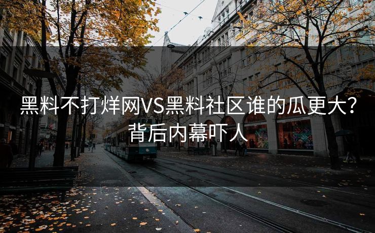 黑料不打烊网VS黑料社区谁的瓜更大？背后内幕吓人